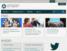 Tablet Screenshot of deg.dk
